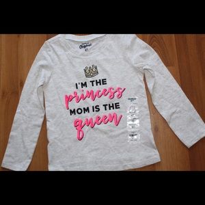 OshKosh Girl ’ I’m the Princess’ Top, Sz 4T